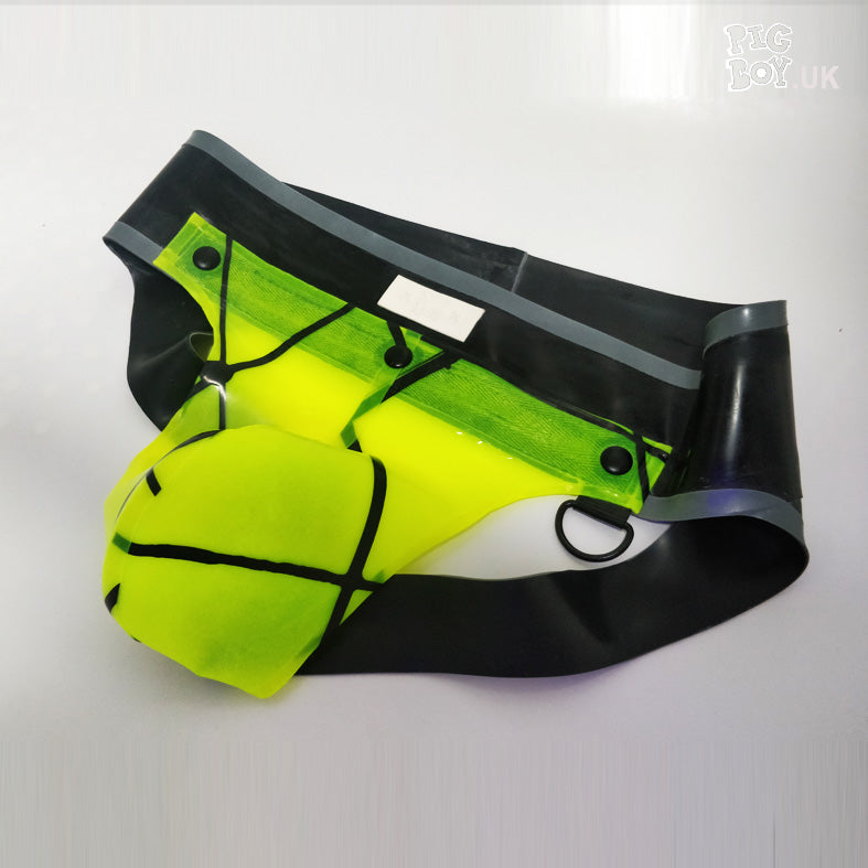 _02 UV YELLOW AND BLACK JOCKSTRAP